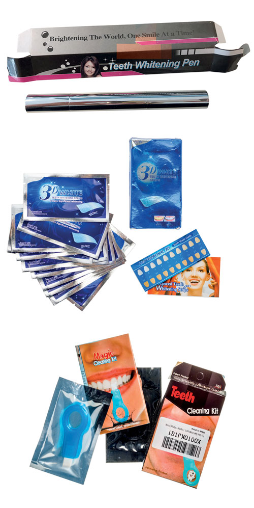 Blanqueadores dentales sin peróxido de hidrógeno